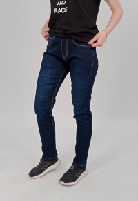 Штани джинсові IST Fabric темно-синій Код: 1007