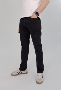 Штани джинсові IST Fabric чорний Код: 1200