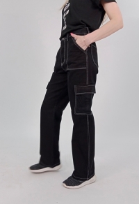 Штани джинсові IST Fabric чорний Код: 1203