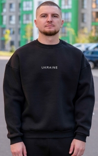 Світшот оверсайз тринитка преміум "UKRAINE"