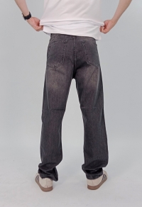 Штани джинсові IST Fabric потертий сірий Код: 3744