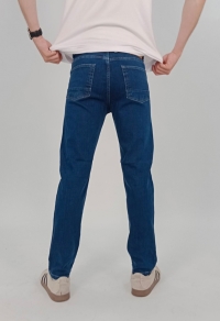 Штани джинсові IST Fabric потертий синій Код: 505