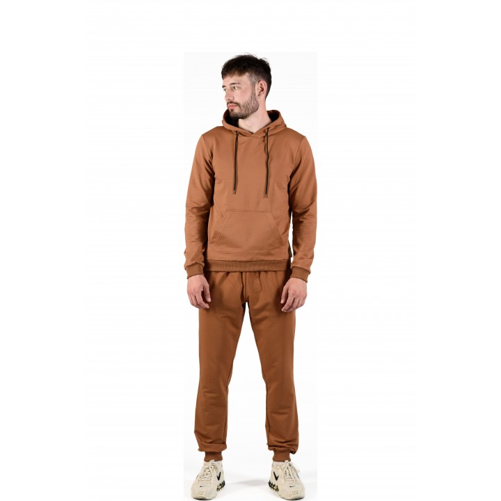 Костюм двонитка з капюшоном кемел(кенгуру + штани) S-XL