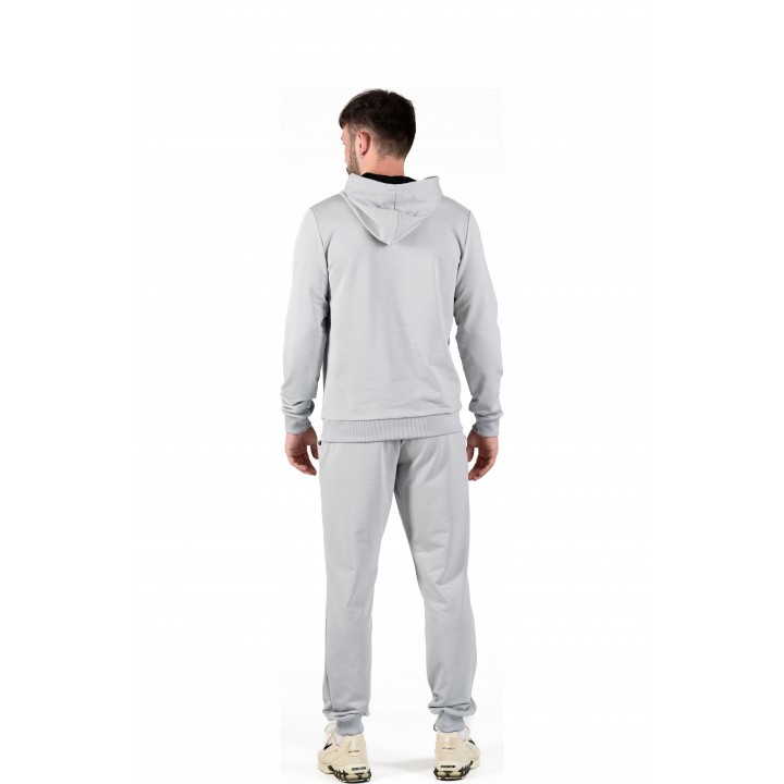 Костюм двонитка з капюшоном цемент(кенгуру + штани) S-XL