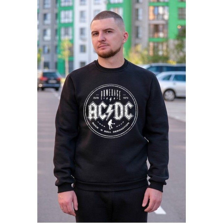 Світшот тринитка футер ACDC S - XL