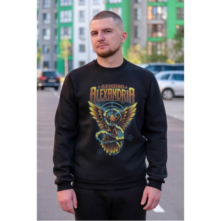 Світшот тринитка футер Asking Alexandria S - XL