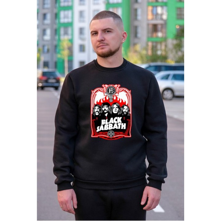 Світшот тринитка футер Black Sabbath S - XL