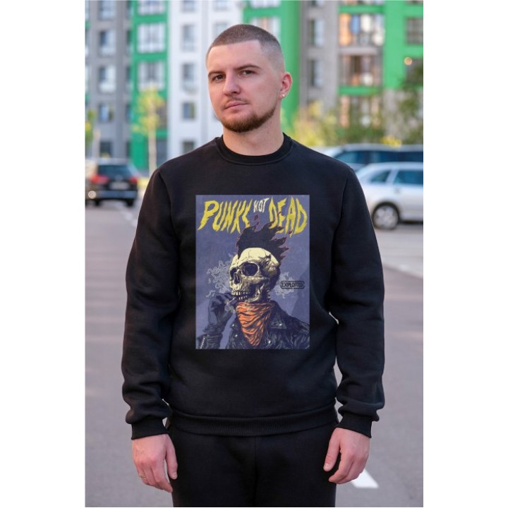 Світшот тринитка футер Punk not Dead S - XL