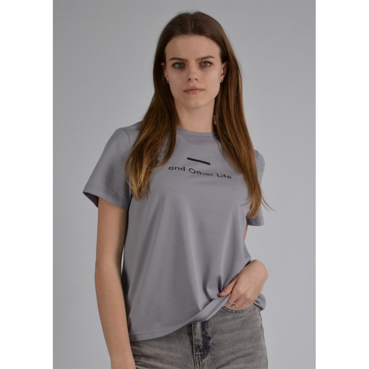 Футболка жіноча з принтом and othe life S-XL
