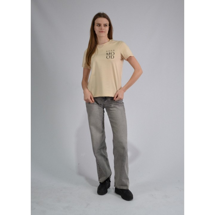 Футболка жіноча з принтом Good Mood S-XL