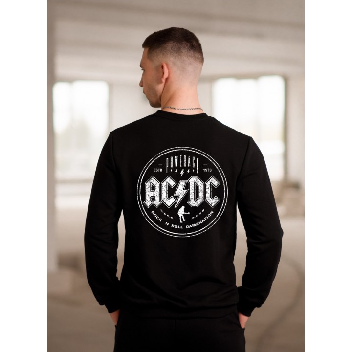 Світшот тринитка футер ACDC S - XL