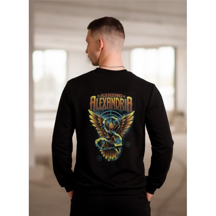 Світшот тринитка футер Asking Alexandria S - XL