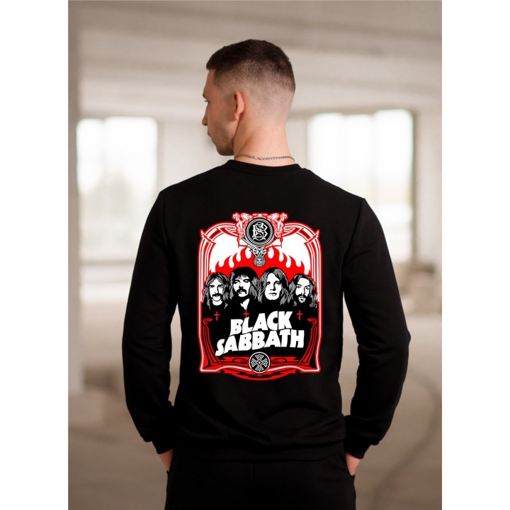 Світшот тринитка футер Black Sabbath S - XL