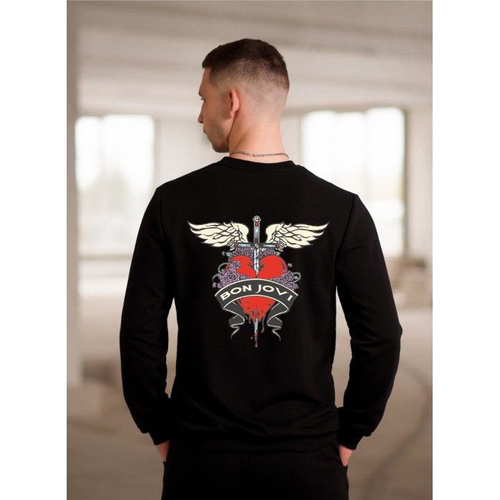 Світшот тринитка футер Bon Jovi S - XL