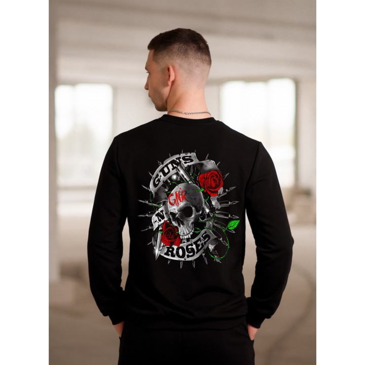 Світшот тринитка футер Guns n Roses 3 S - XL