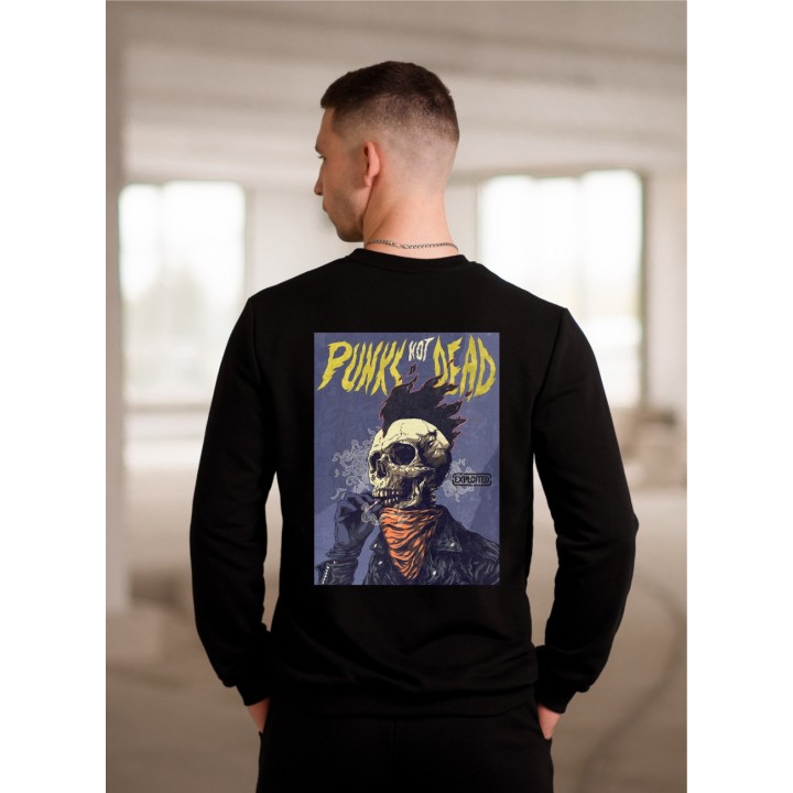 Світшот тринитка футер Punk not Dead S - XL