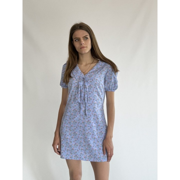 Сукня жіноча преміум блакитна S-XL