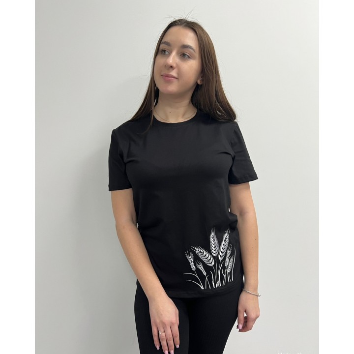 Футболка з вишивкою класична преміум S - XL