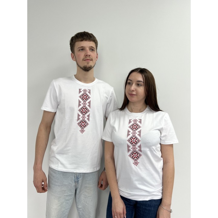 Футболка з вишивкою класична преміум S - XL