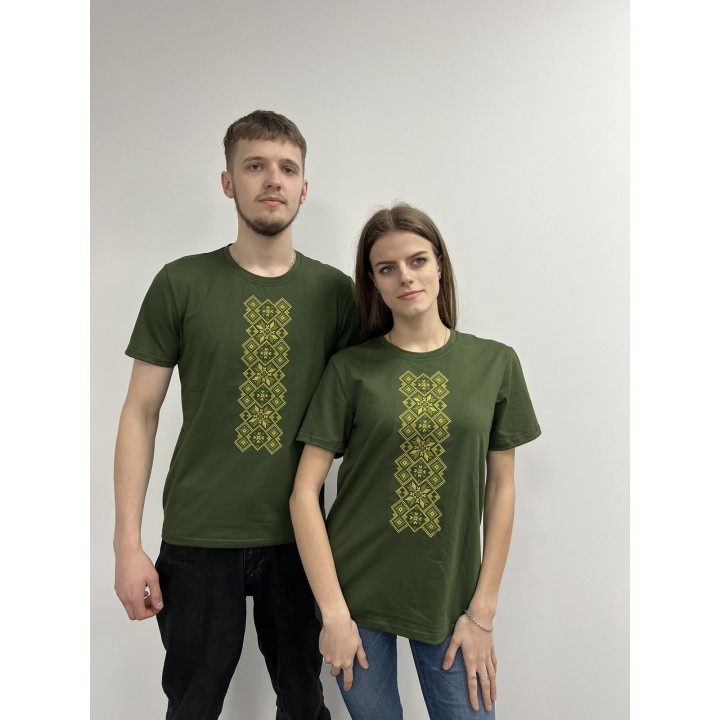 Футболка з вишивкою класична преміум S - XL