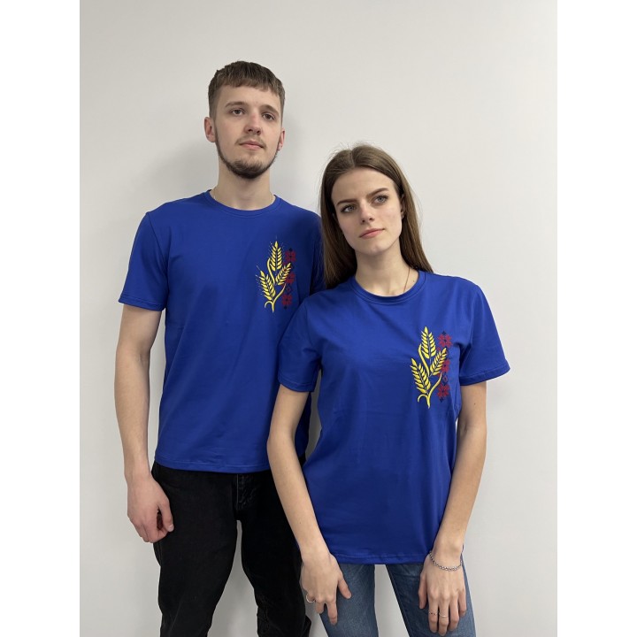 Футболка з вишивкою класична преміум S - XL