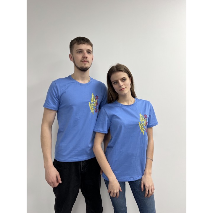 Футболка з вишивкою класична преміум S - XL