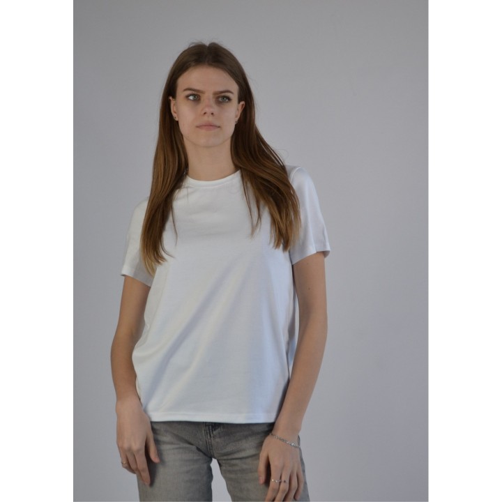 Футболка жіноча Premium біла S-XL