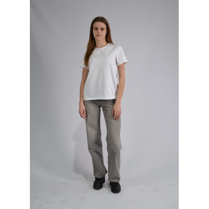 Футболка жіноча Premium біла S-XL