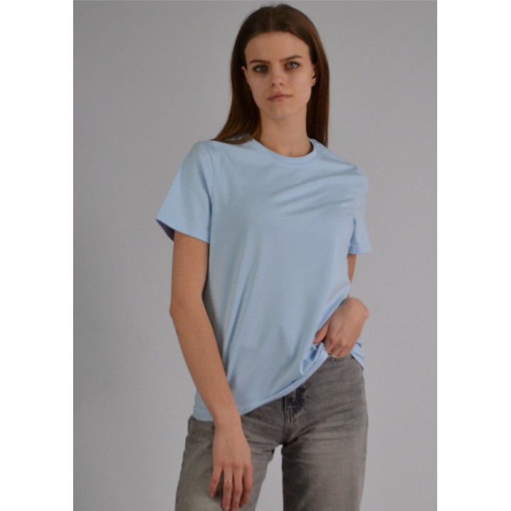 Футболка жіноча Premium блакитна S-XL