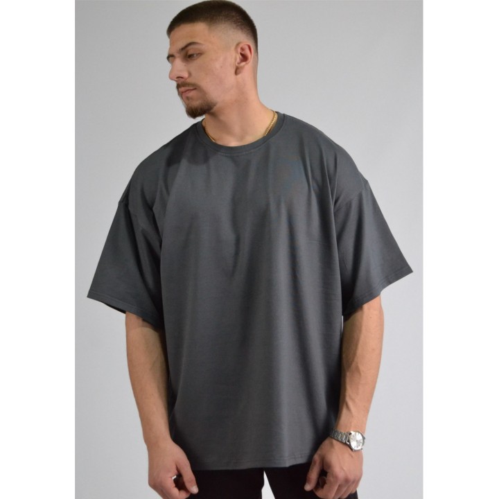 Футболка Oversize графітова